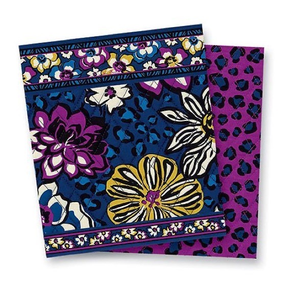 VERA BRADLEY AFRICAN VIOLET PURSE - Picture 2 of 13